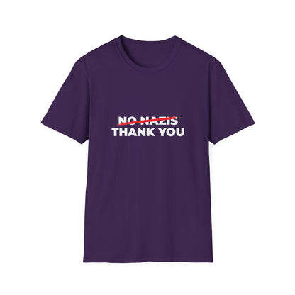 Nazis No Thanks – Anti-Fascist & Anti-Hate Protest T-Shirt