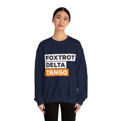 Foxtrot Delta Tango FDT Protest Code – Pro-Democracy Sweatshirt