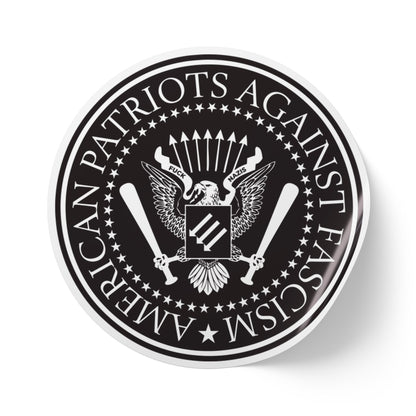 American Patriots Against Fascism Round Sticker Label Rolls