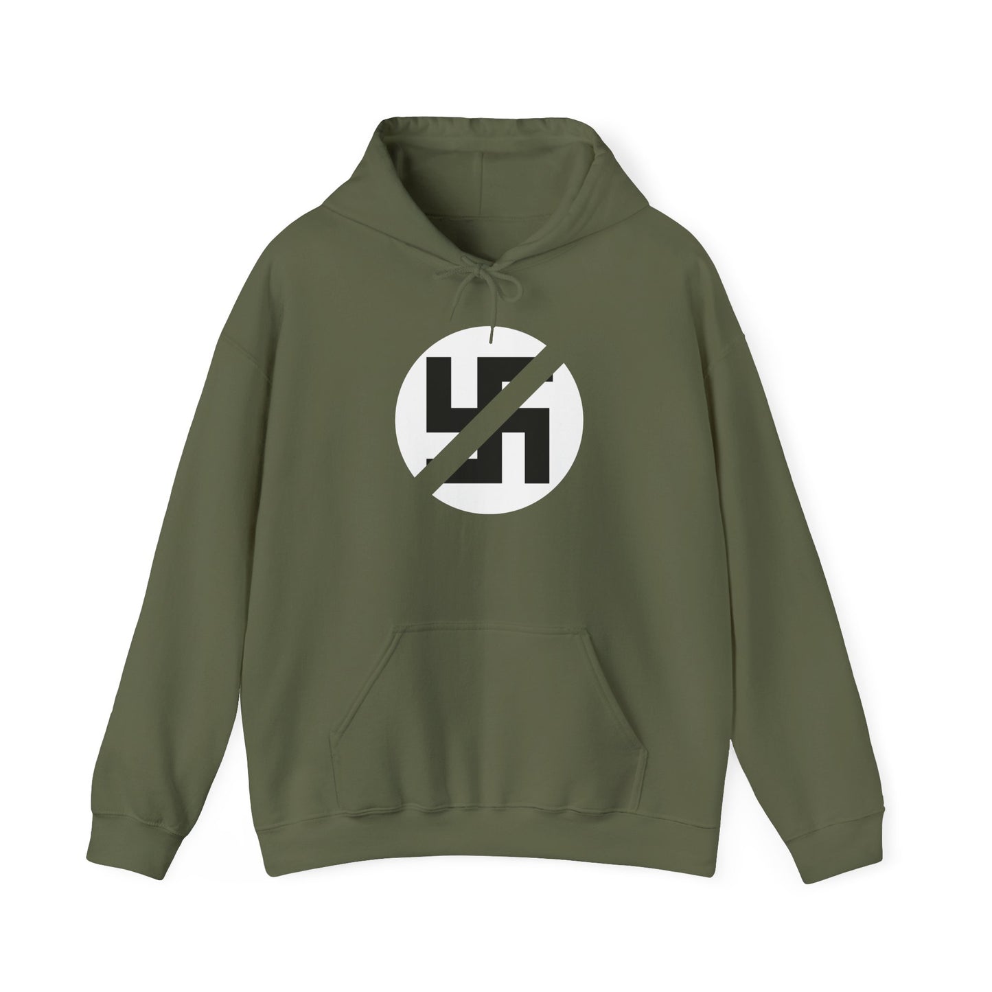 Sweat à capuche anti-nazi – Sweat-shirt unisexe de protestation antifasciste – Vêtements pour militants pro-démocratie pour les droits civiques et les mouvements politiques