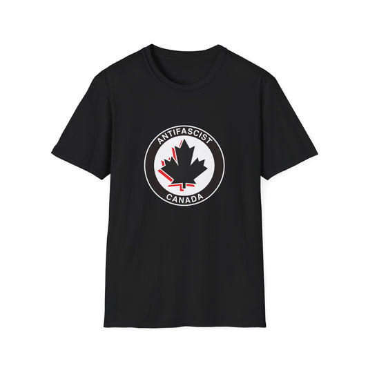 Antifascist Canada – T-Shirt – Maple Leaf Activist Graphic Tee