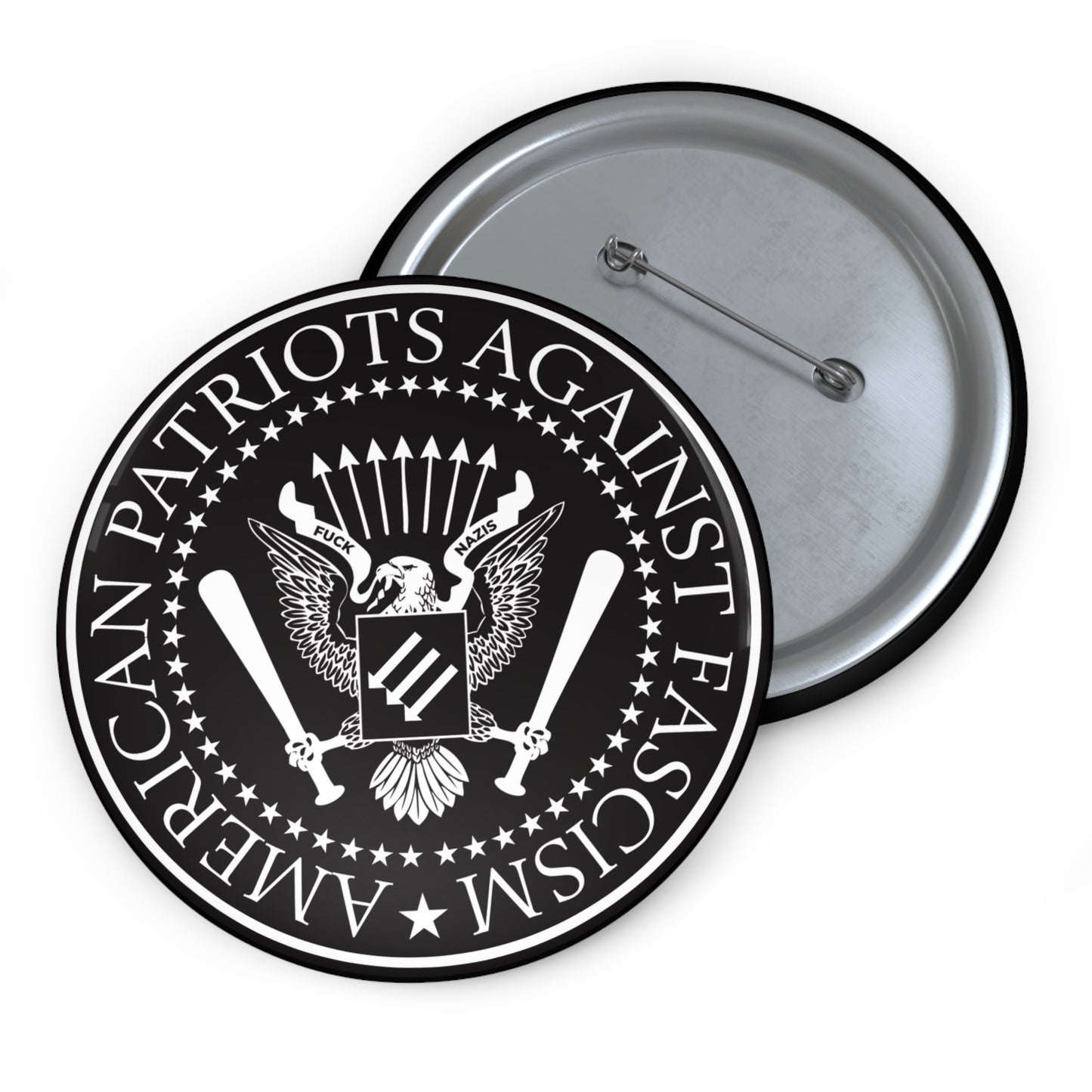 Patriotes américains contre le fascisme - Pin's
