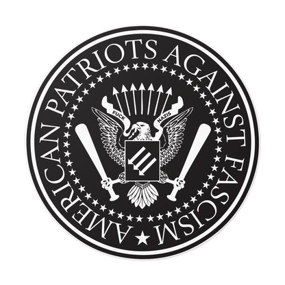 American Patriots Against Fascism – Round Vinyl Sticker
