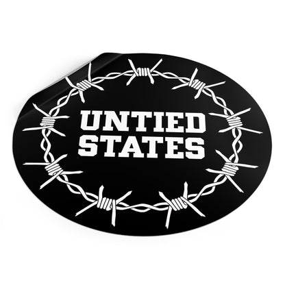 Untied States - Round Vinyl Stickers