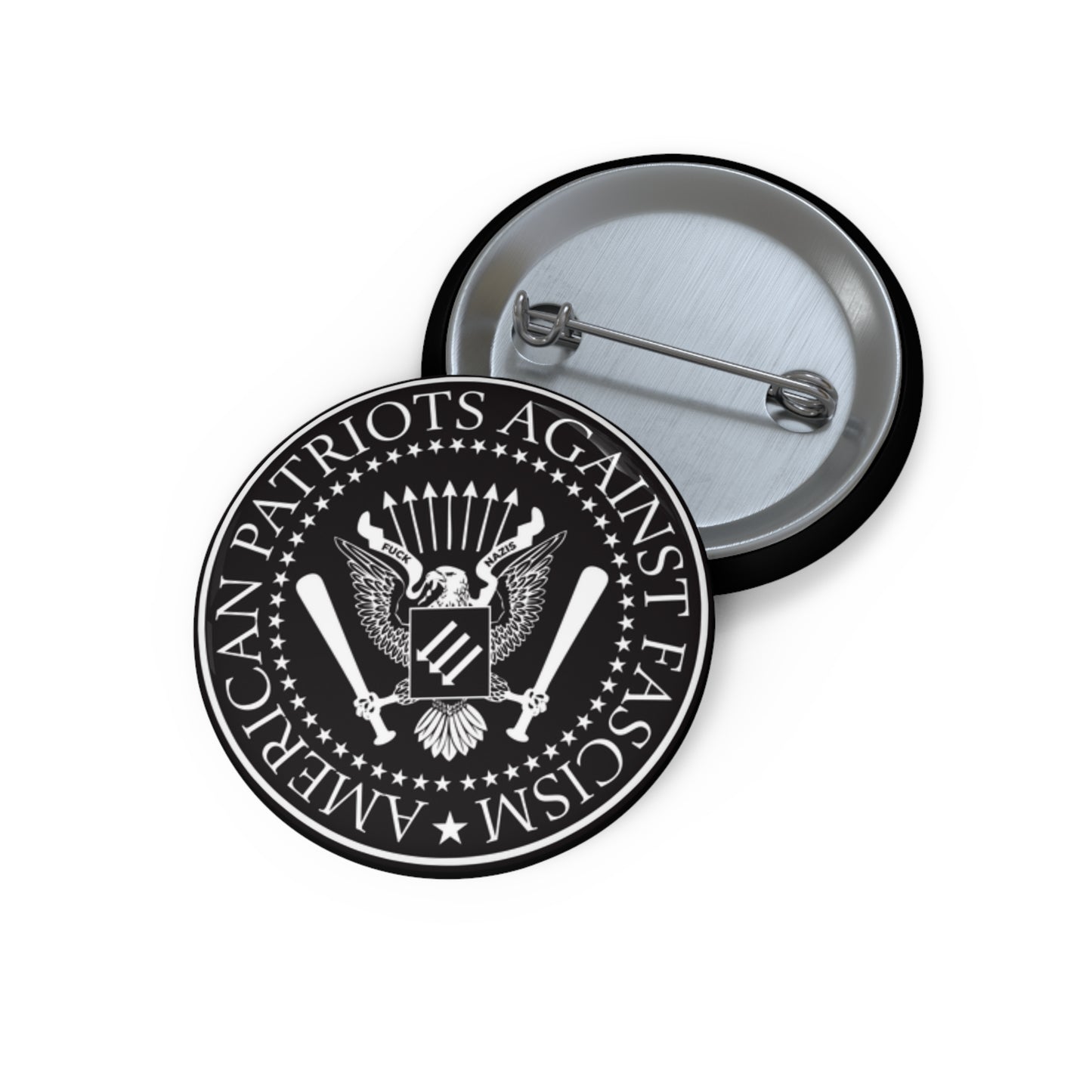 Patriotes américains contre le fascisme - Pin's