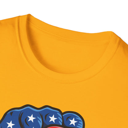 American Painted Hand – Patriotic Protest & Democracy T-Shirt