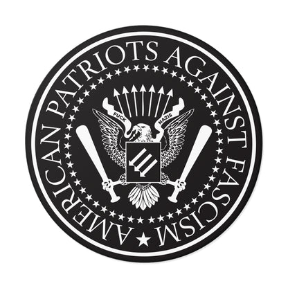 American Patriots Against Fascism – Round Vinyl Sticker