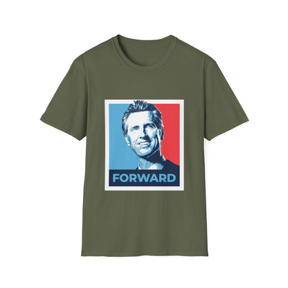 Gavin Newsom Forward – Pro-Democracy Campaign T-Shirt