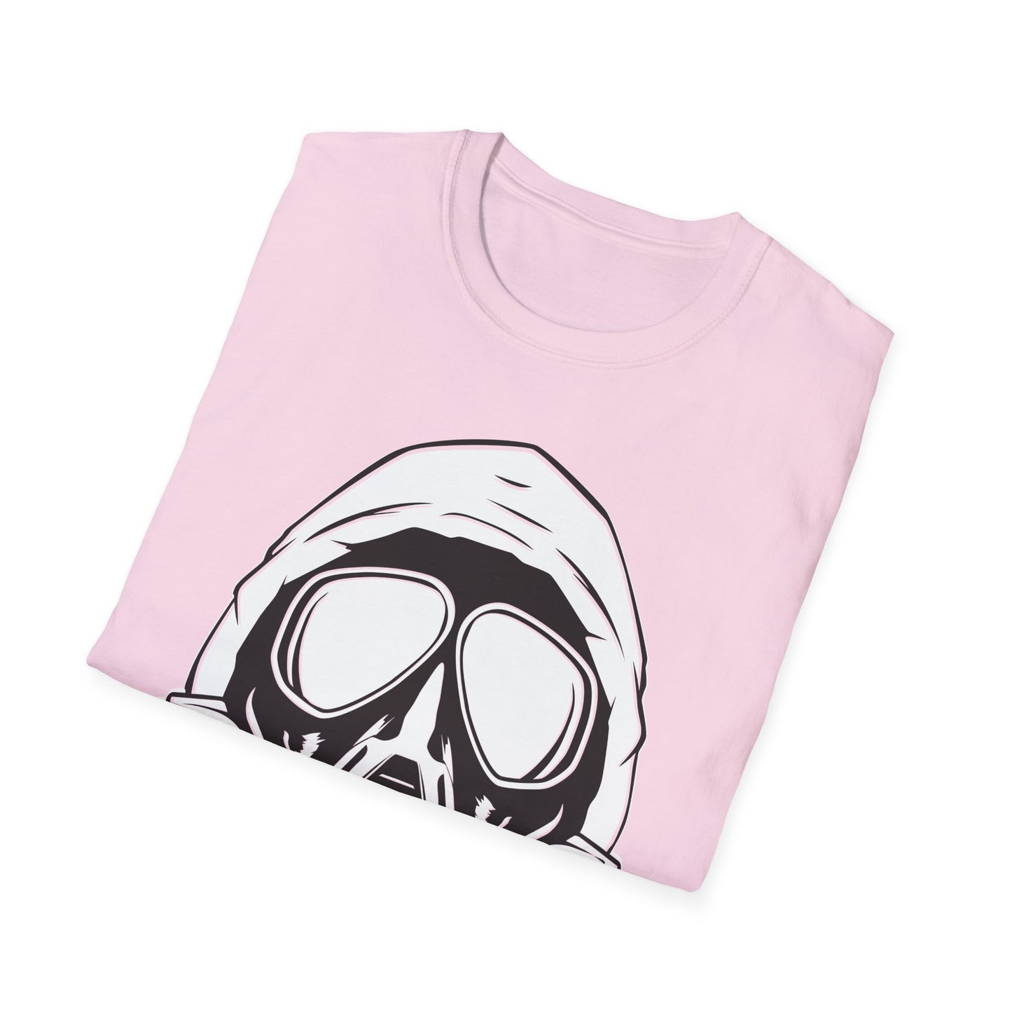Hooded Antifa Gasmask Three Arrows T-shirt