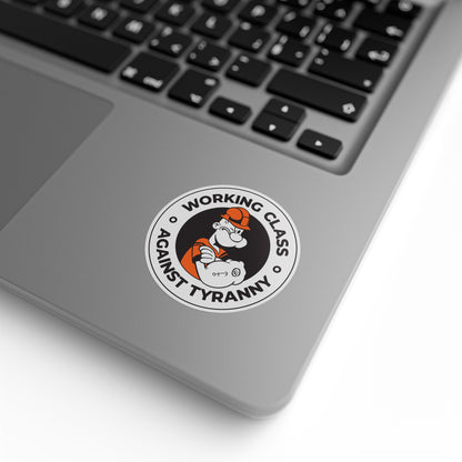 Working Class Against Tyranny – Round Sticker Roll