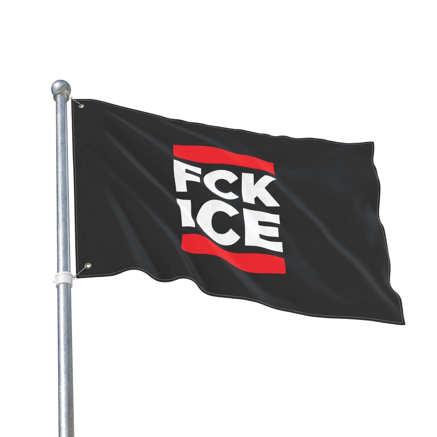 FCK ICE Flag — Immigrant Rights Protest Flag, Double-Sided