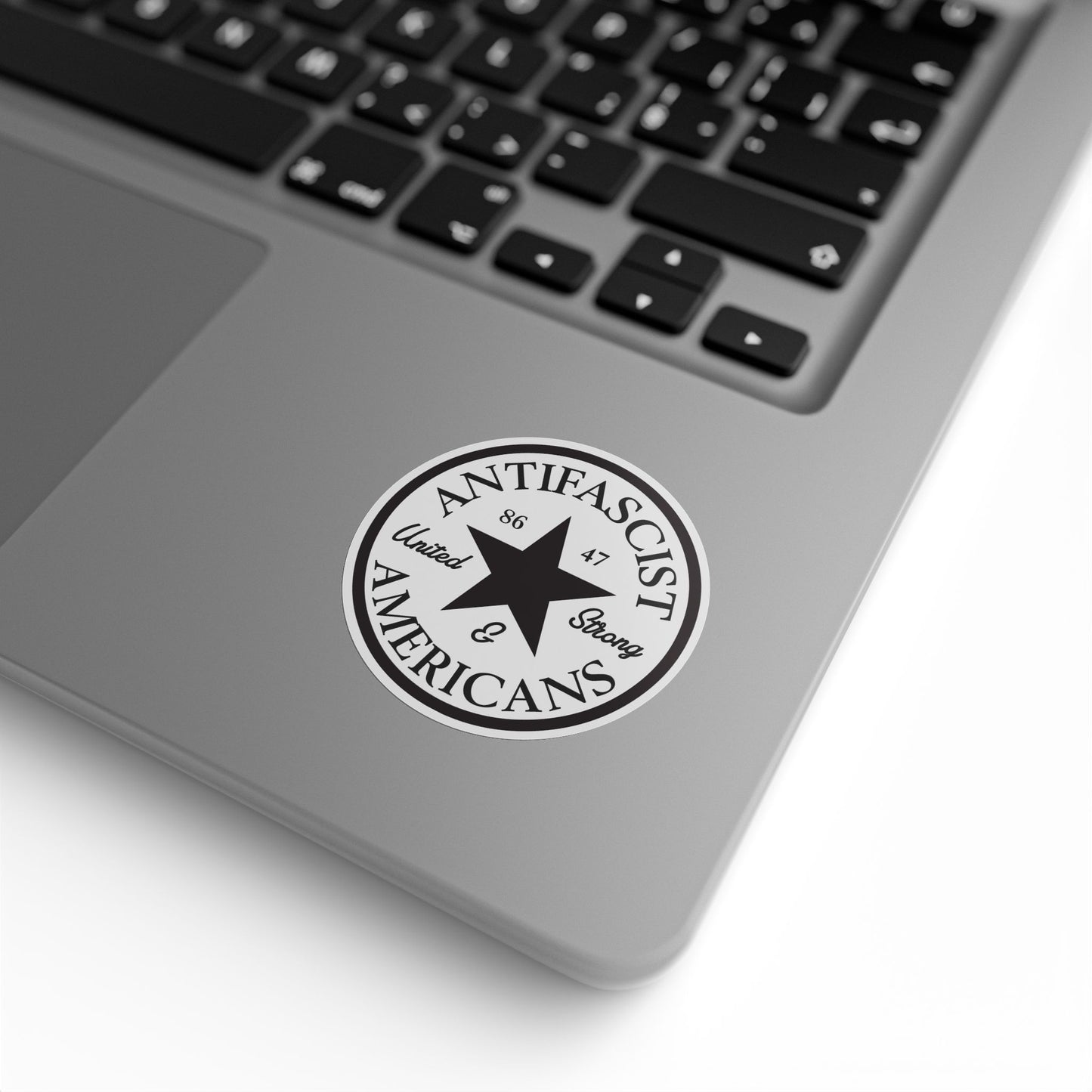 Antifascist Americans Round Sticker Label Rolls