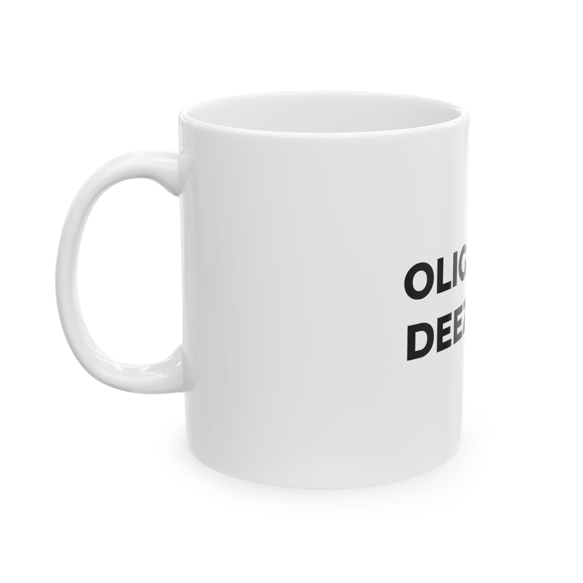 Ceramic Mug - Oligargle Deez Nutz - Free Oppression
