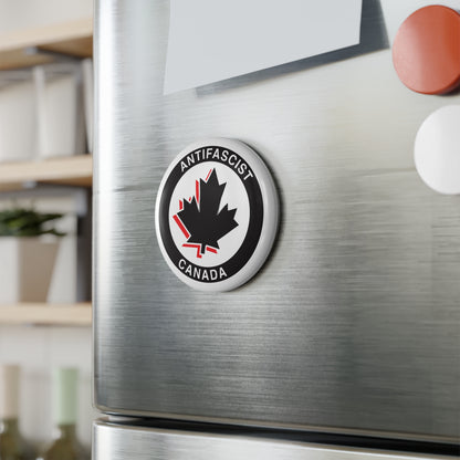 Antifascist Canada - Round Button Magnet