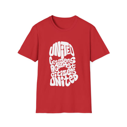 United Citizens Against Citizens United Balaclava T-shirt