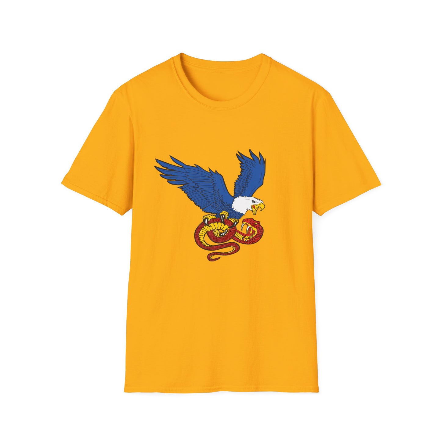Democracy Eagle vs Fascist Snake – Pro-Democracy Graphic T-Shirt