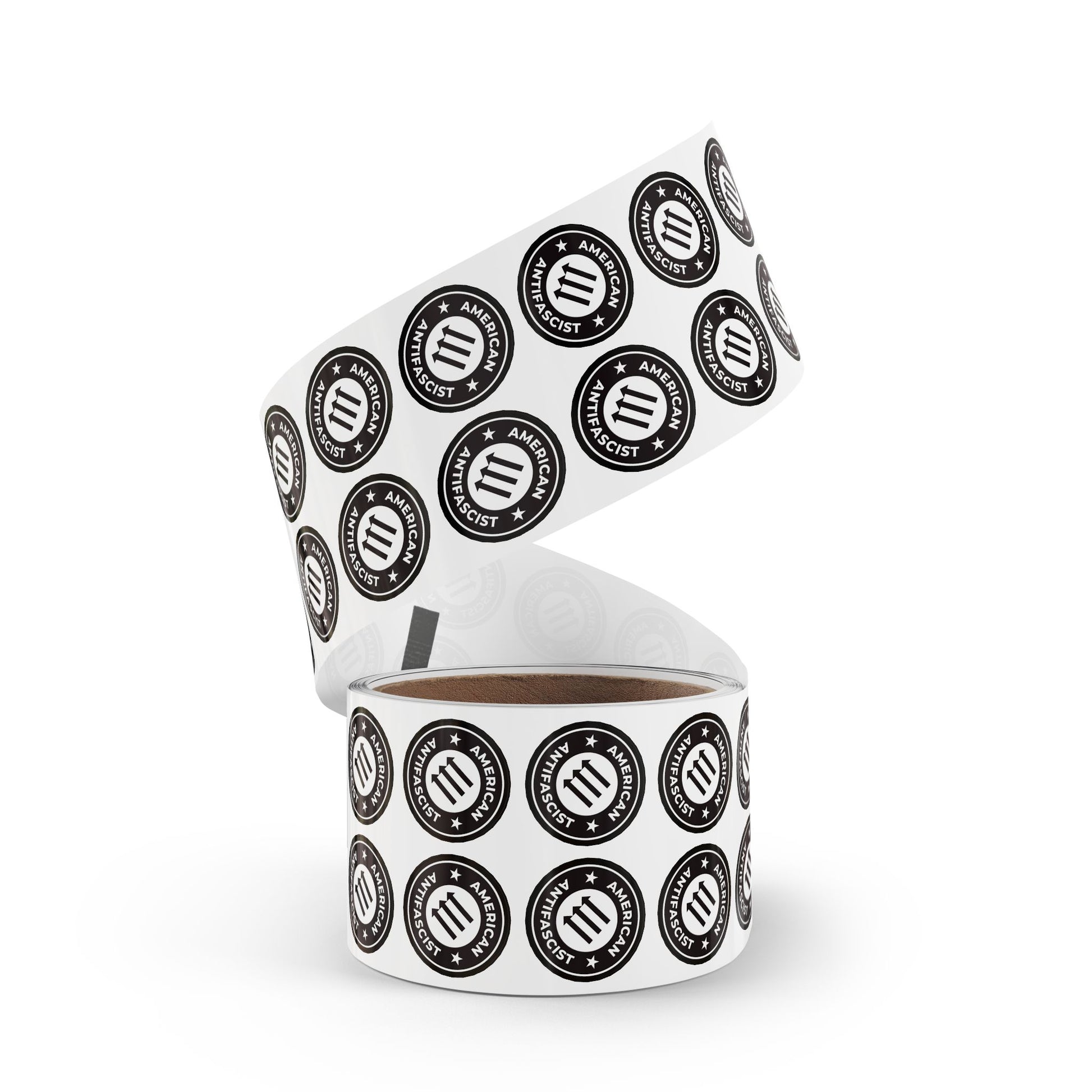 American Antifascist – Round Sticker Roll