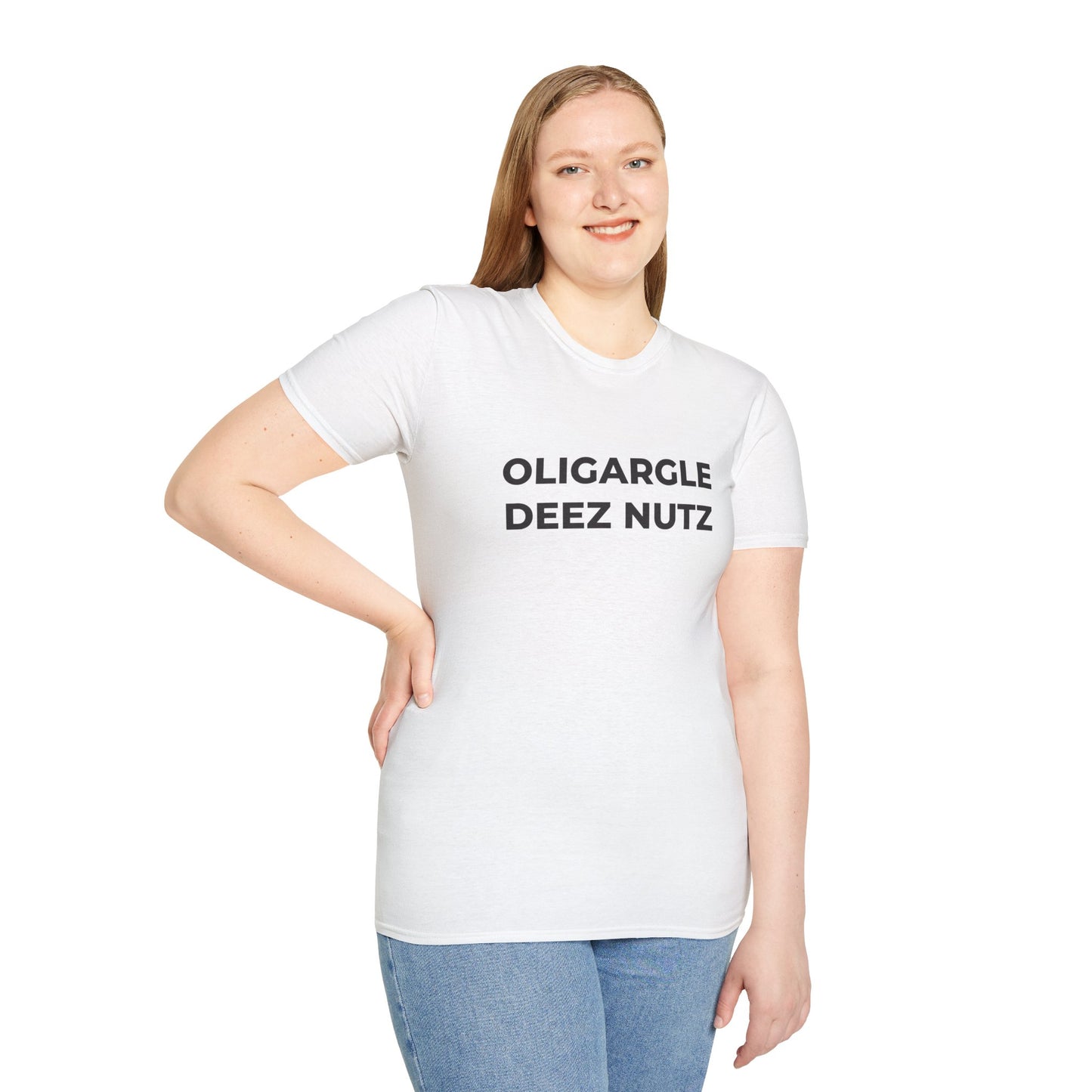 T-shirt Oligargle Deez Nutz