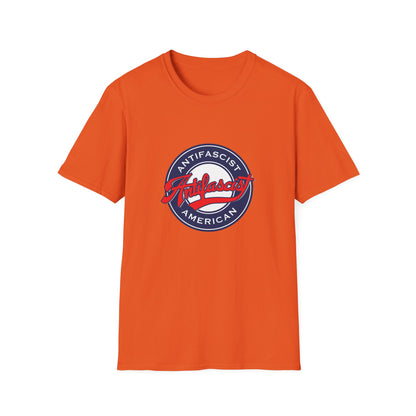 Antifascist American Baseball T-shirt