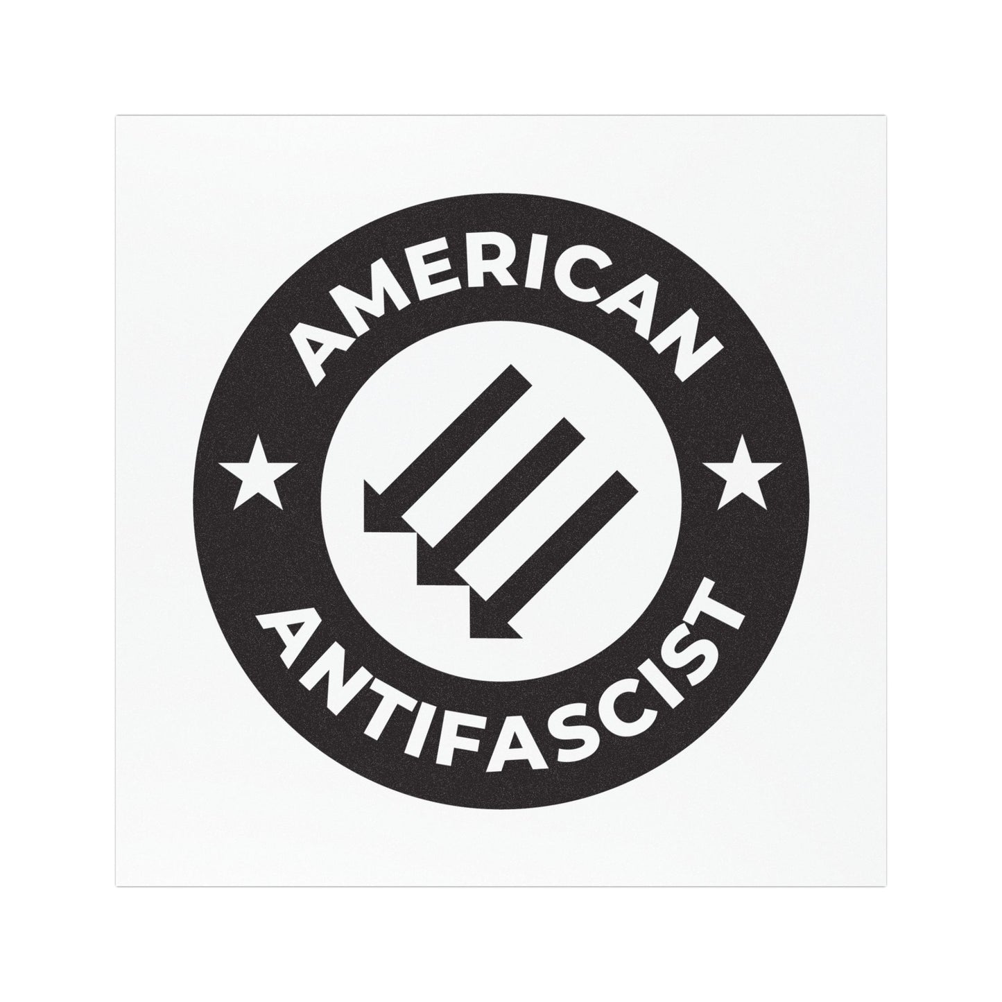 Antifasciste américain - Aimant pour voiture