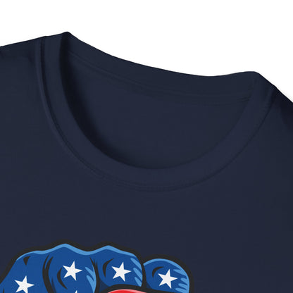 American Painted Hand – Patriotic Protest & Democracy T-Shirt