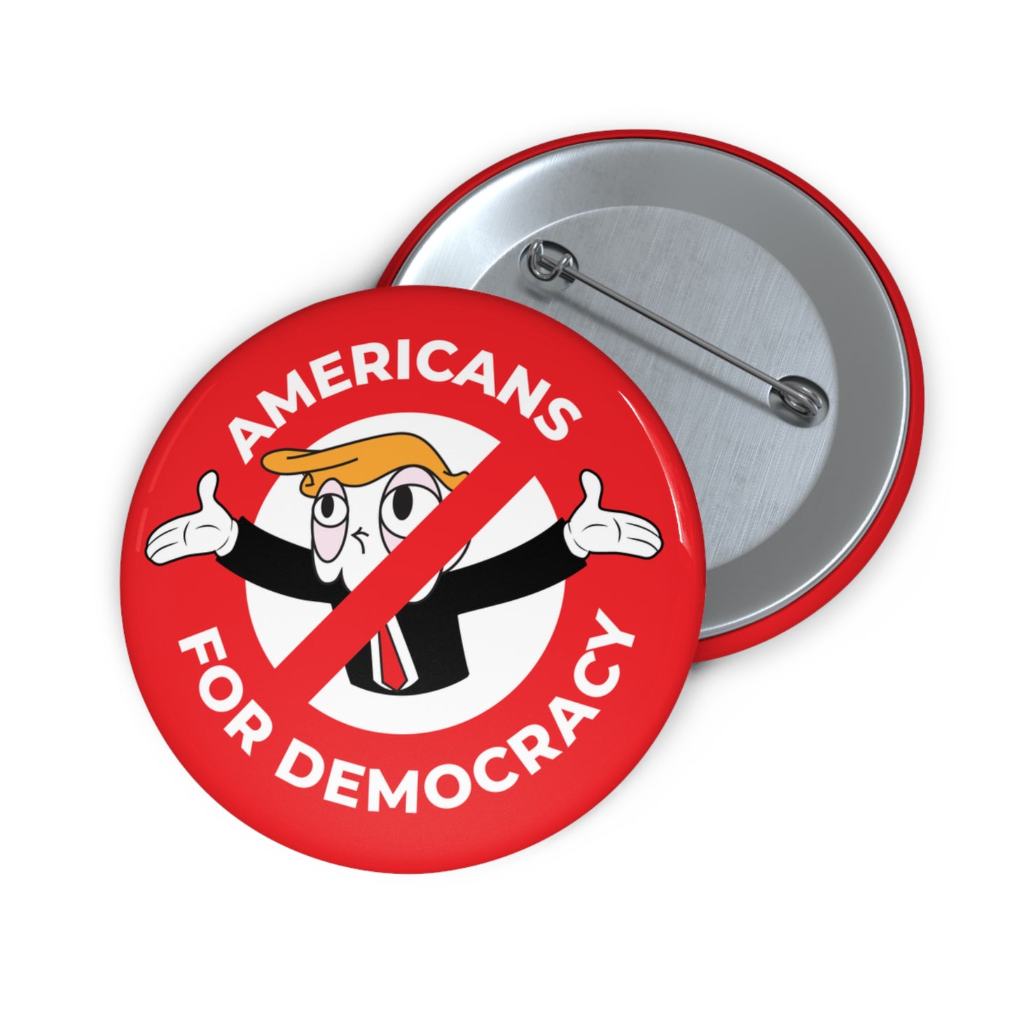 Américains pour la démocratie - Pin's