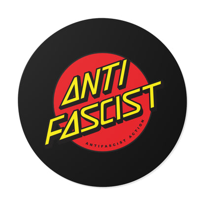 Antifascist Action - Round Vinyl Stickers