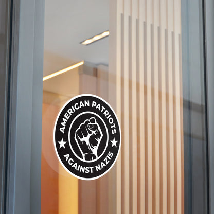 American Patriots Against Nazis – Round Vinyl Sticker