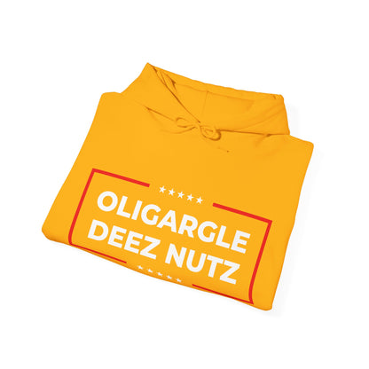 Oligargle Deez Nutz – Satire Hoodie