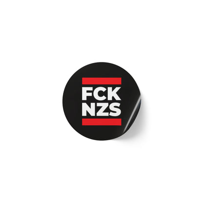 Rouleaux d'étiquettes autocollantes rondes FCK NZS