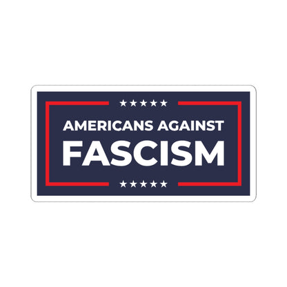 Les Américains contre le fascisme - Autocollant à découper