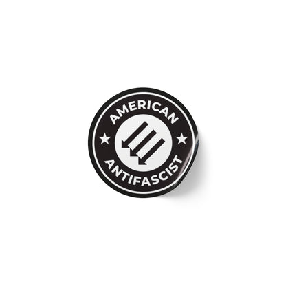 American Antifascist – Round Sticker Roll