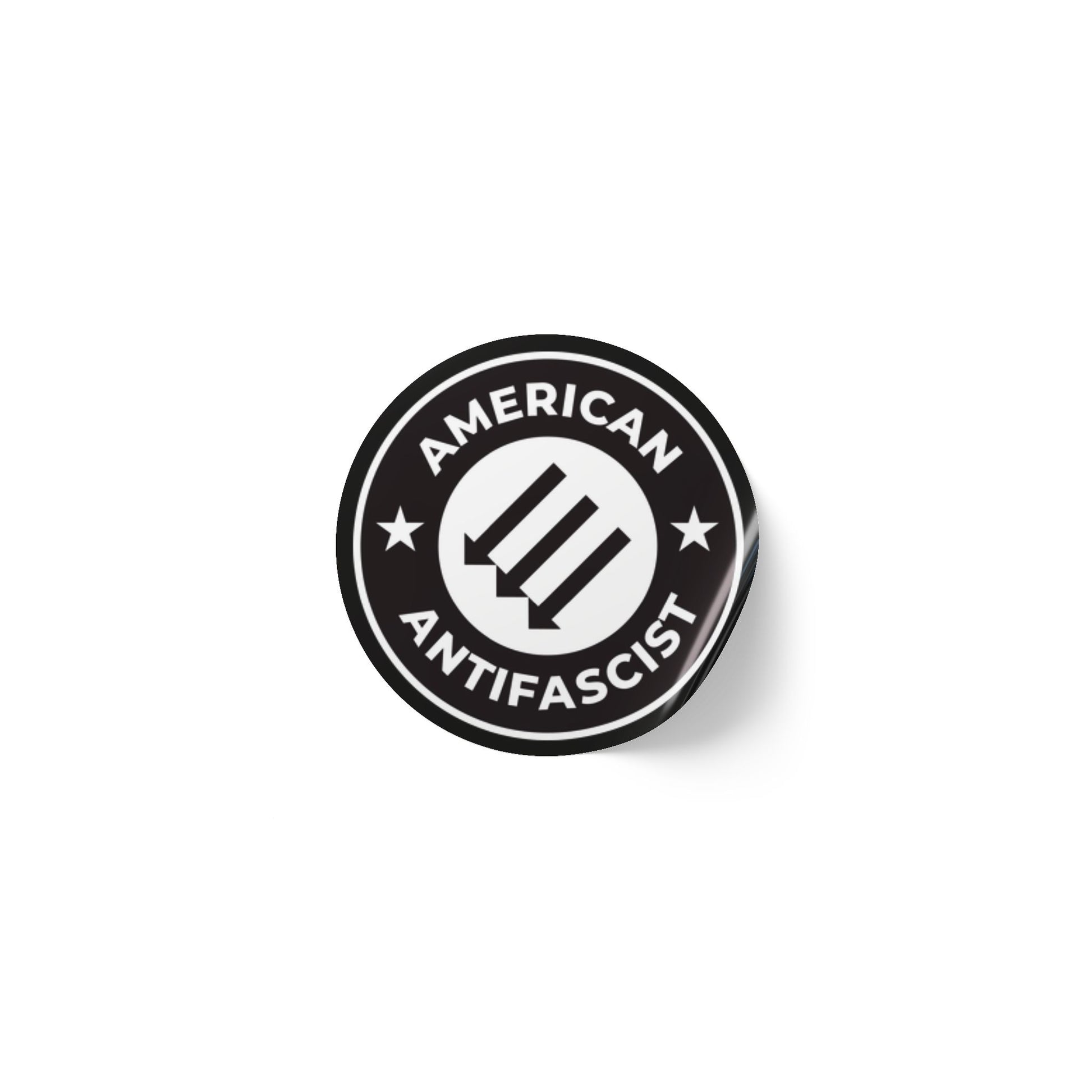 American Antifascist – Round Sticker Roll