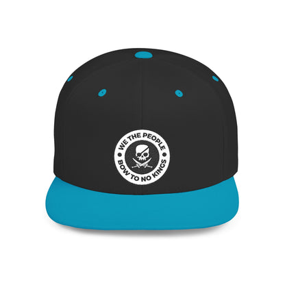 We The People Bow To No Kings – Flat Bill Snapback Hat