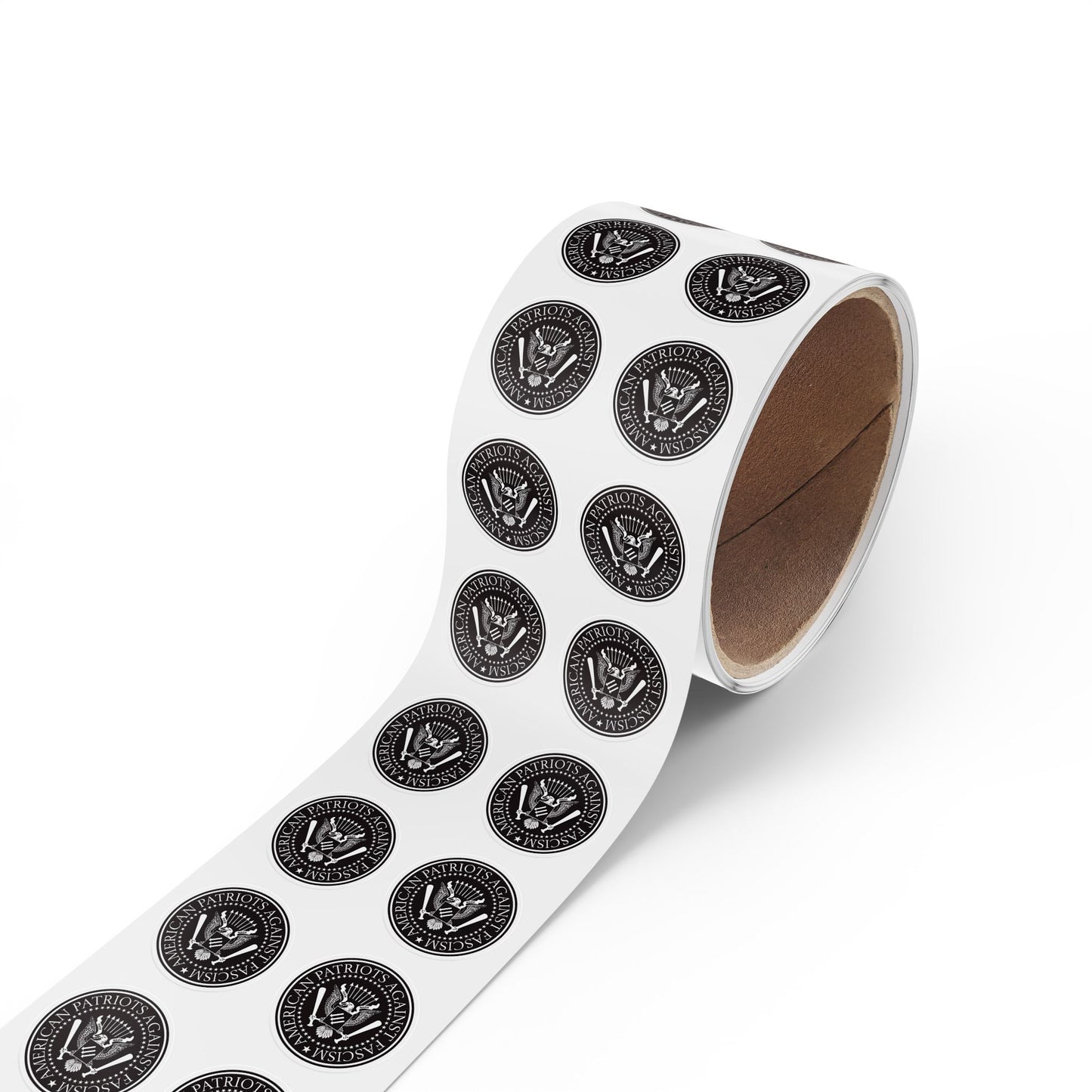 American Patriots Against Fascism Round Sticker Label Rolls