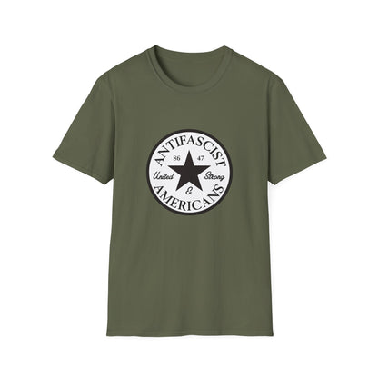 Antifascist Americans – United & Strong T-Shirt