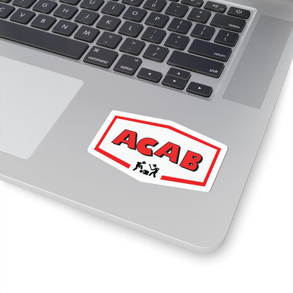 ACAB - Autocollant découpé au baiser