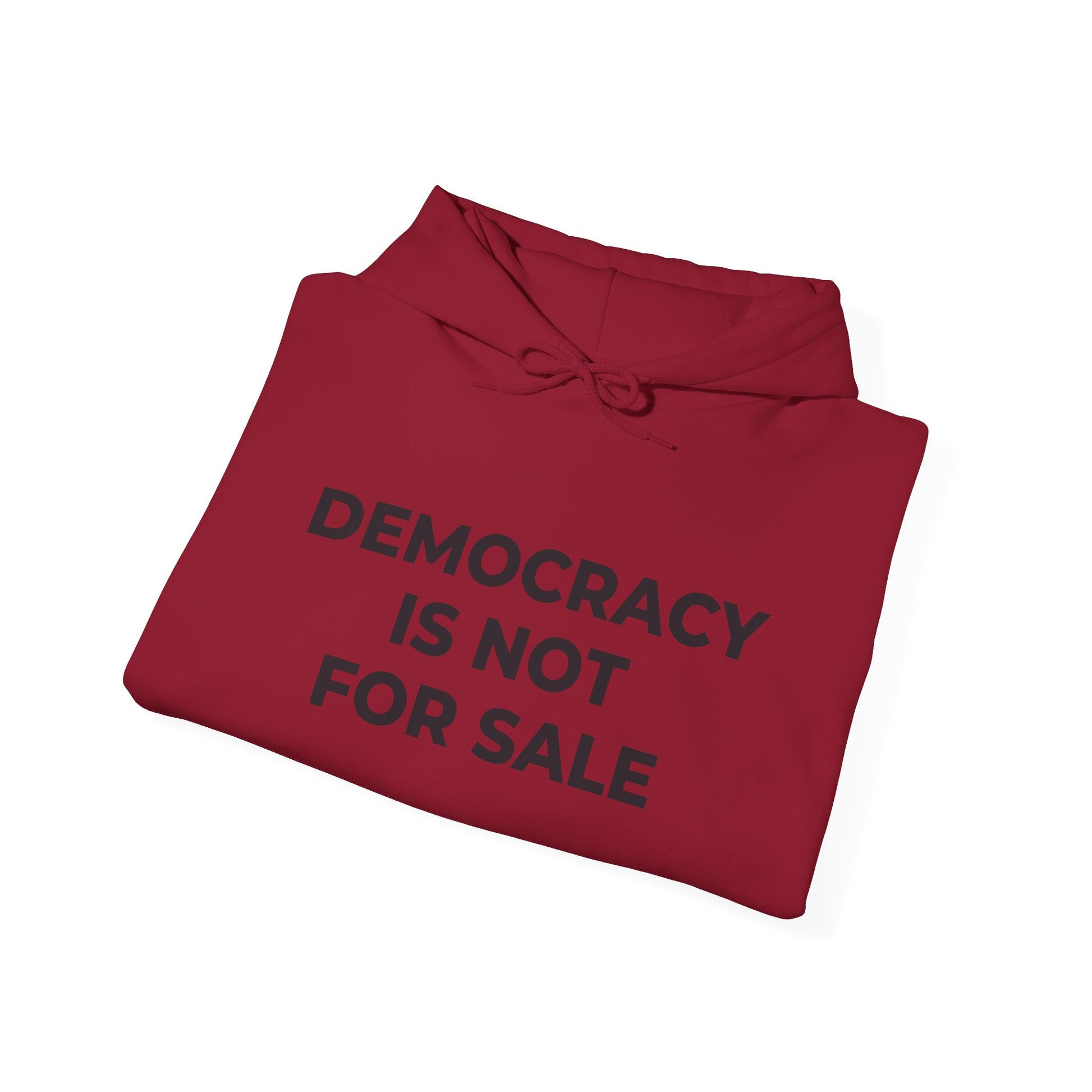 Hoodie - Democracy Is Not For Sale - Free Oppression