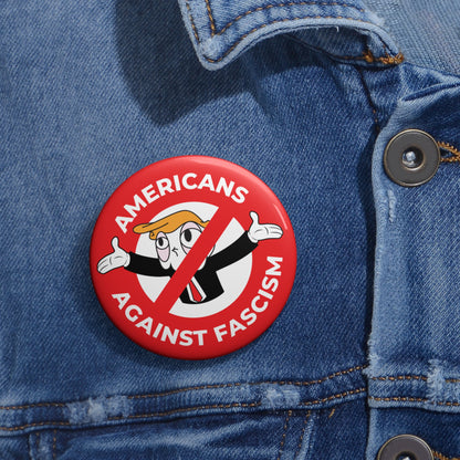 Les Américains contre le fascisme - Pin's
