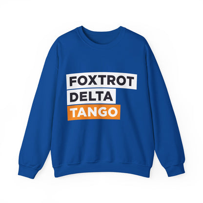 Foxtrot Delta Tango FDT Protest Code – Pro-Democracy Sweatshirt