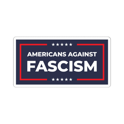 Les Américains contre le fascisme - Autocollant à découper