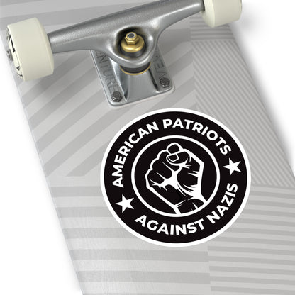 American Patriots Against Nazis – Round Vinyl Sticker
