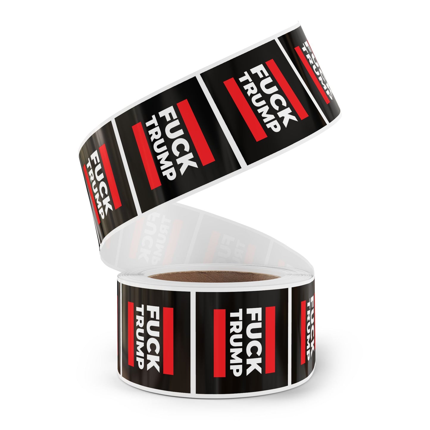 Fuck Trump - Sticker Rolls - Antifascist No Kings Protest Decal