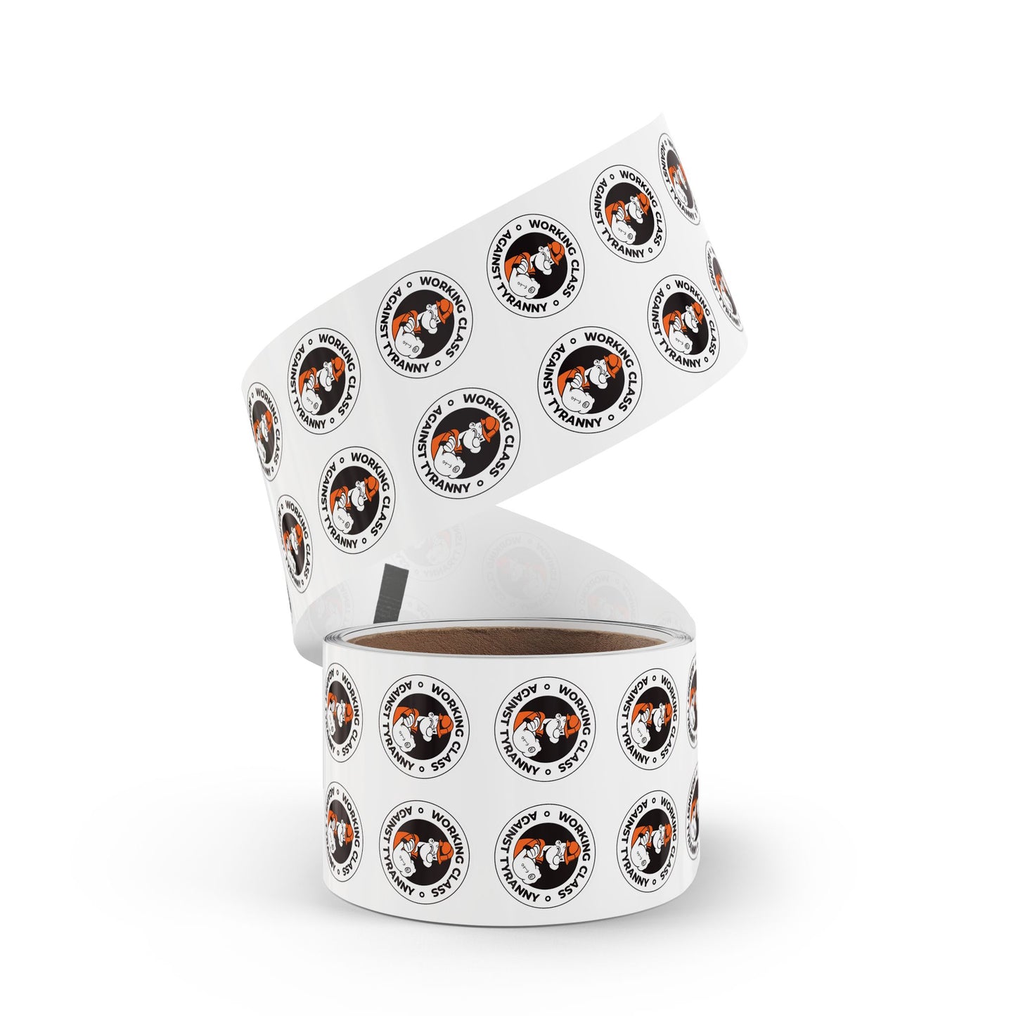 Working Class Against Tyranny – Round Sticker Roll