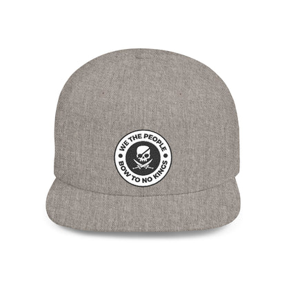 We The People Bow To No Kings – Flat Bill Snapback Hat