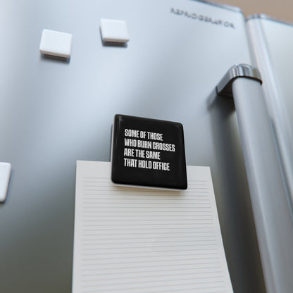 Anti-Racism Protest Porcelain Magnet - Pro-Democracy Activist Decor