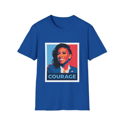Jasmine Crockett Courage – Pro-Democracy Political Tee