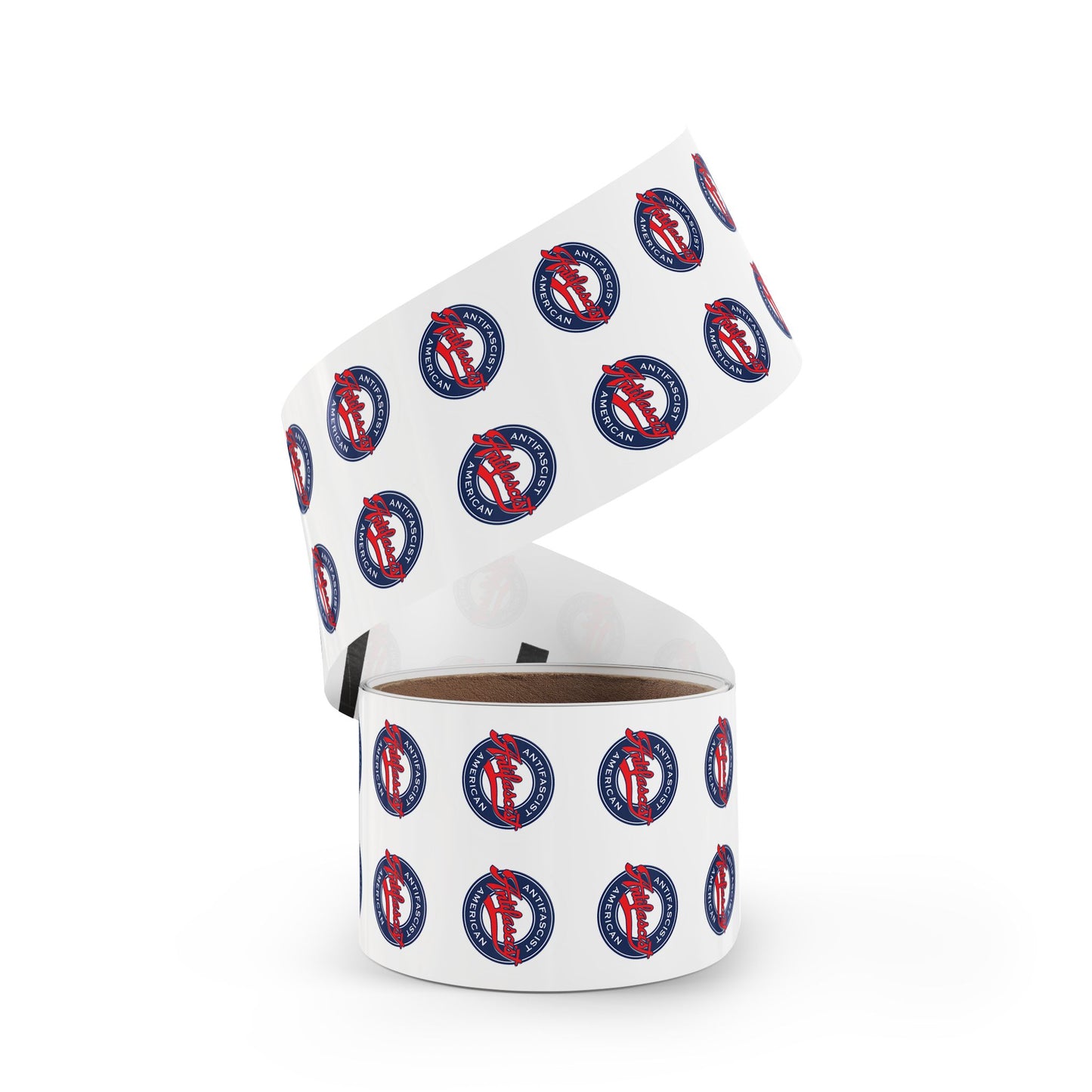 American Antifascist Round Sticker Label Rolls