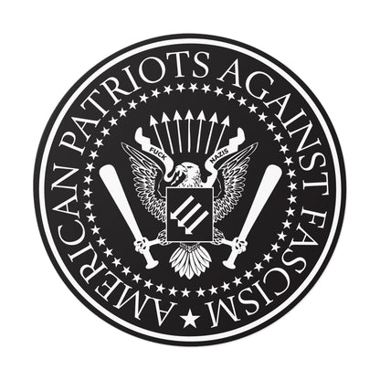 American Patriots Against Fascism – Round Vinyl Sticker