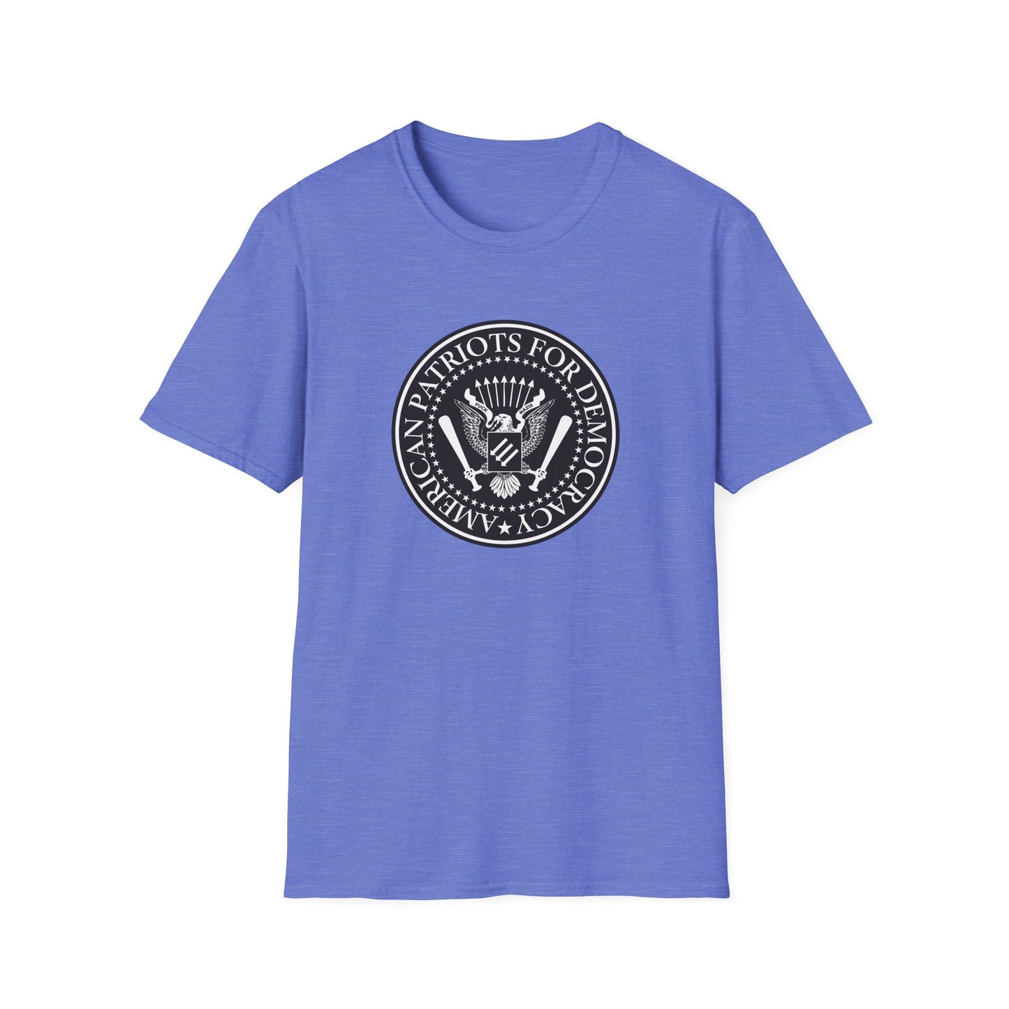T-shirt « American Patriots for Democracy » – Déclaration pro-constitutionnelle et anti-autoritaire